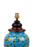 Blue Pottery Handiya Lamp (Without Lampshade)